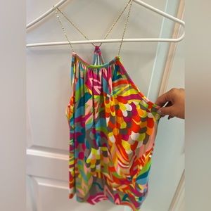 TRINA
TURK Waldorf top golden chain size M